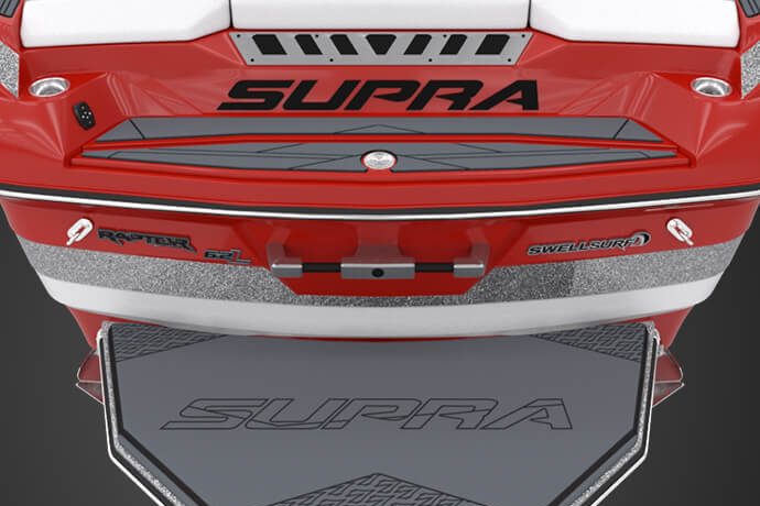 EASY ACCESS TRANSOM SURF STORAGE